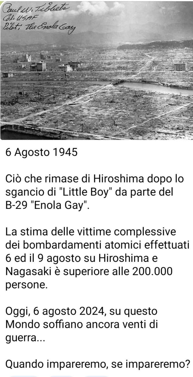 6 agosto 1945